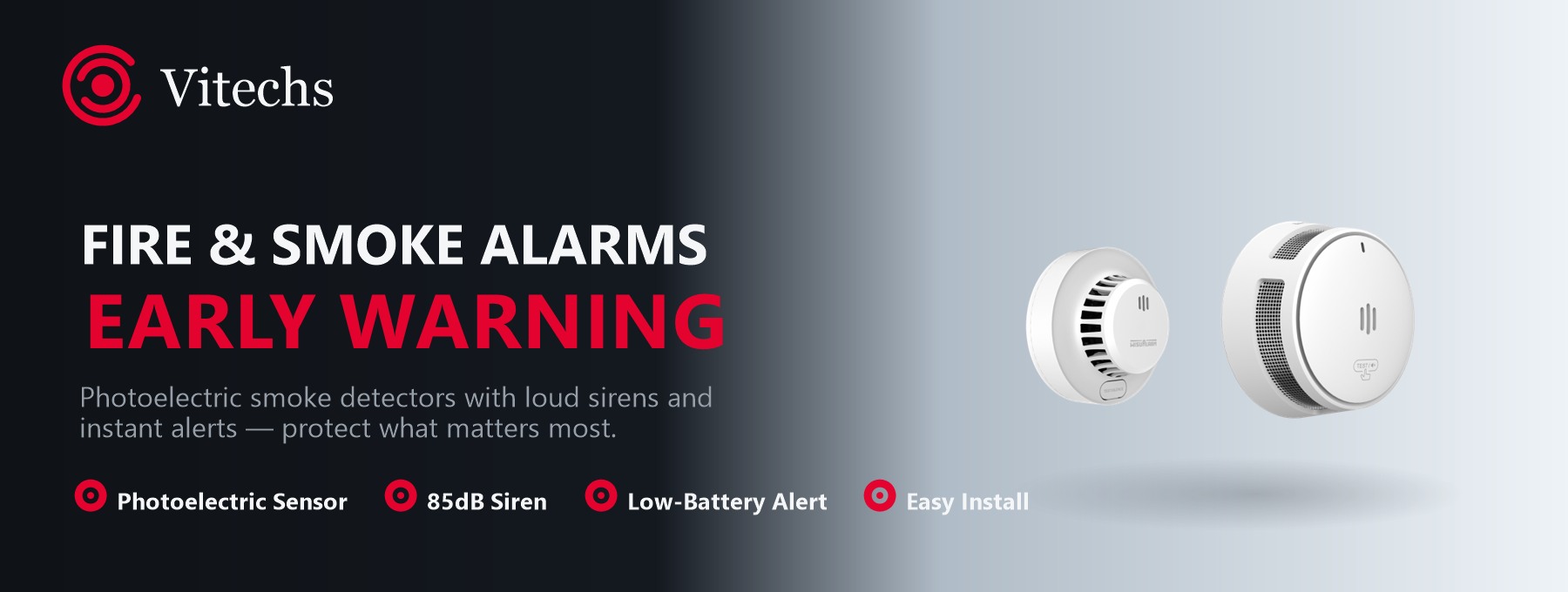 Fire & smoke alarms — early warning