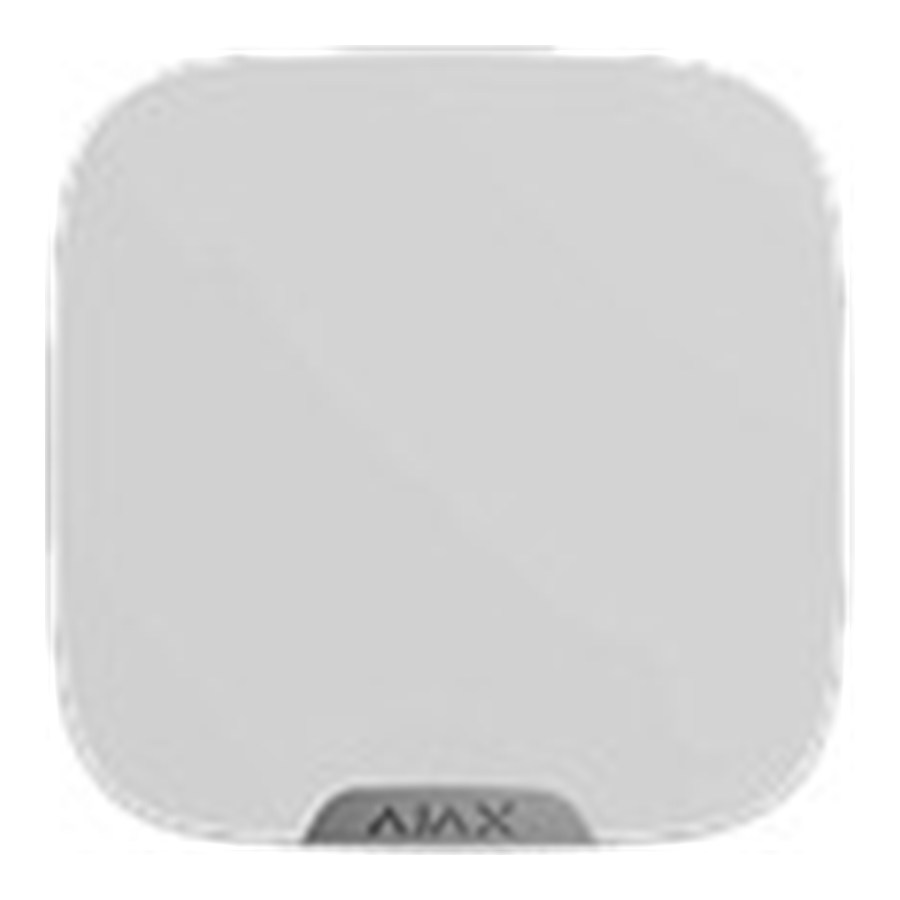 Ajax Brandplate for StreetSiren DoubleDeck white (10pcs)