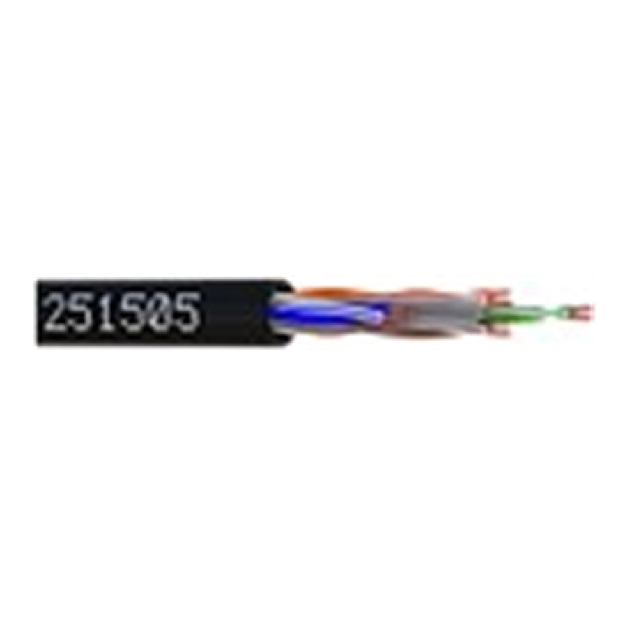 CABLE RESEAU UTP CAT6 INTERIEUR/EXTERIEUR XL LSZH 100M NOIR